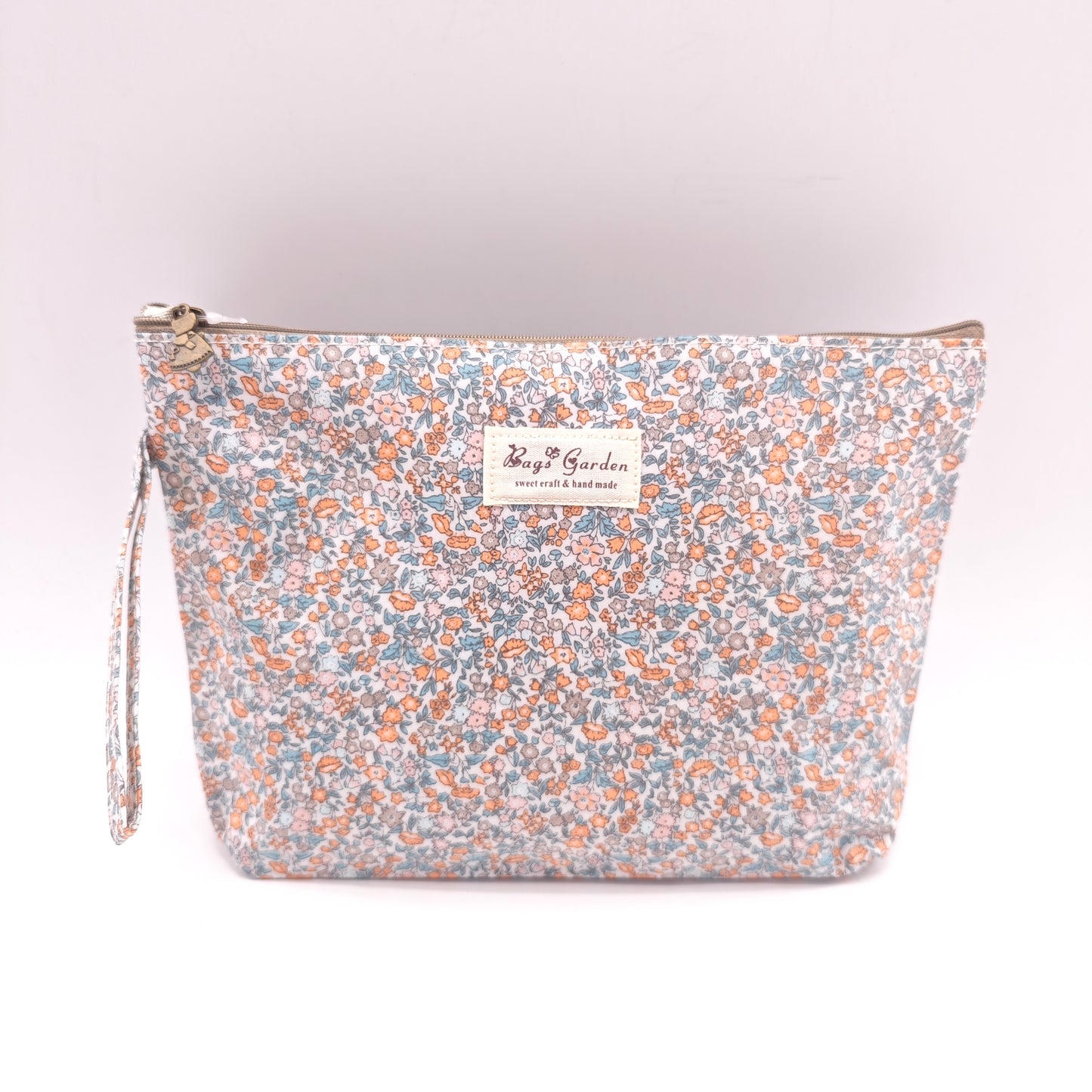 Neceser grande impermeable con flores