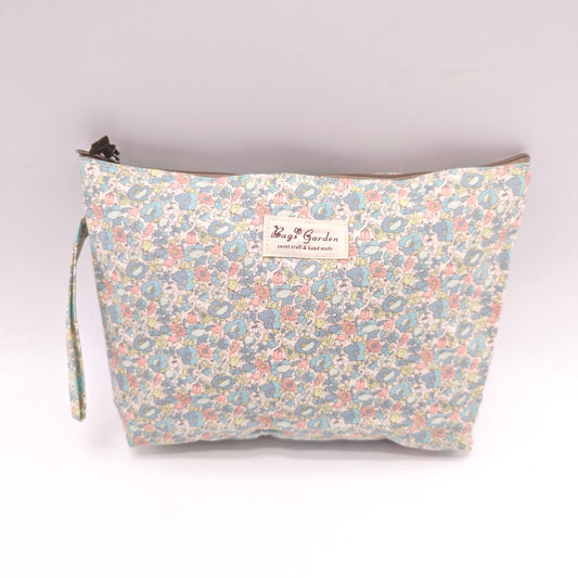 Neceser grande impermeable con flores