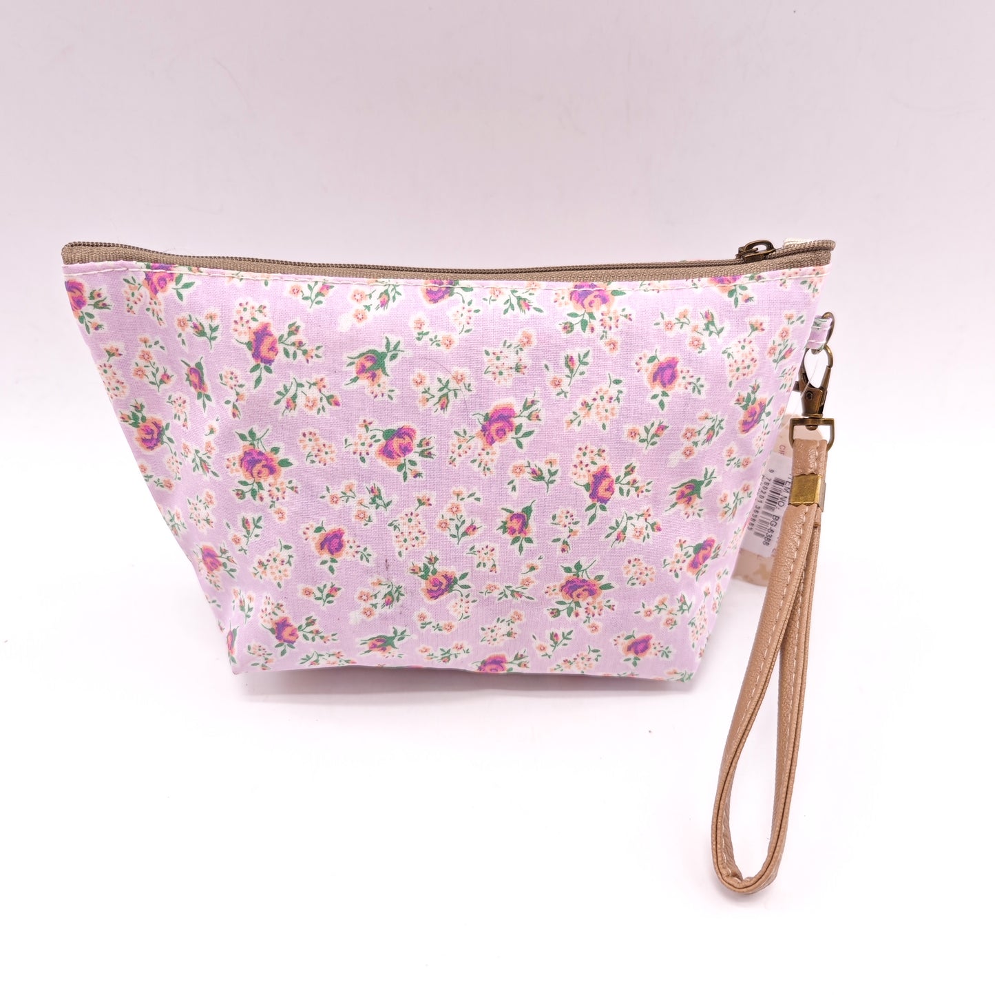 Neceser pequeño impermeable con flores