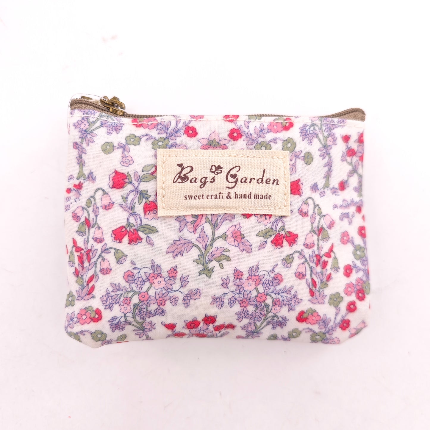 Monedero impermeable de flores