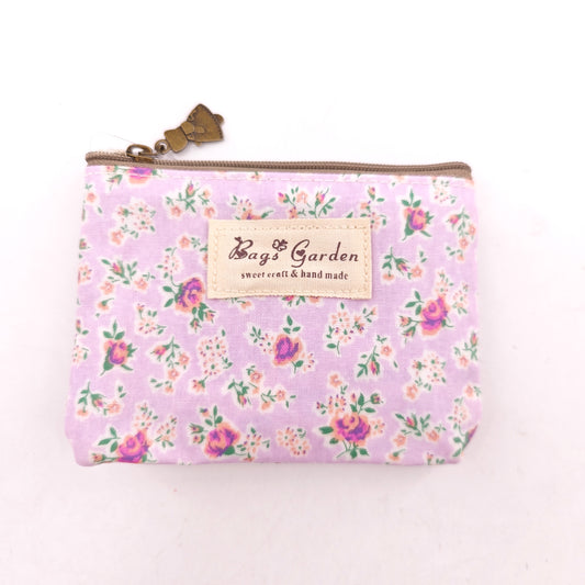 Monedero impermeable de flores