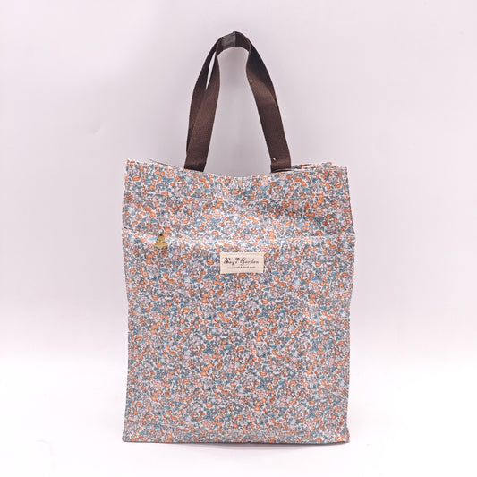 Bolso de mano grande impermeable floral