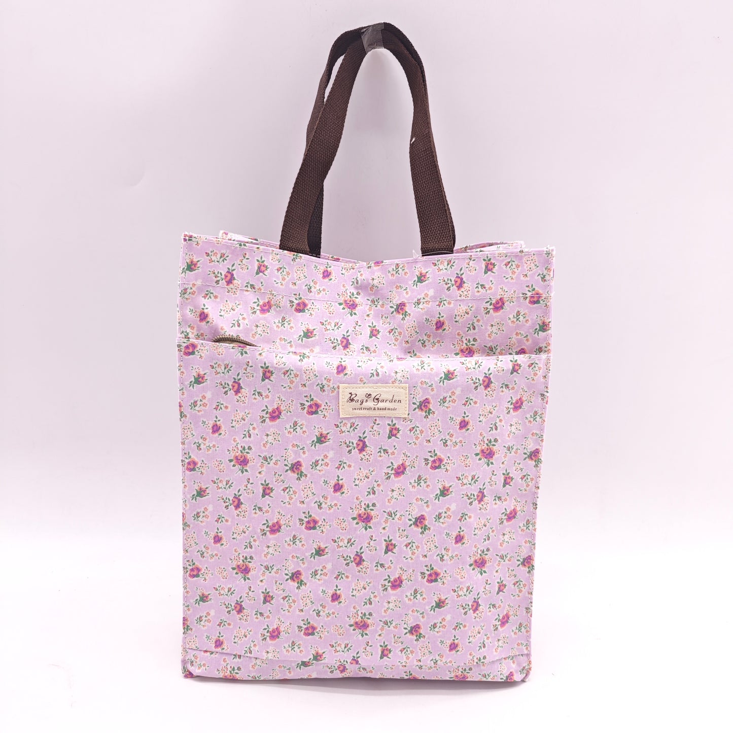 Bolso de mano grande impermeable floral