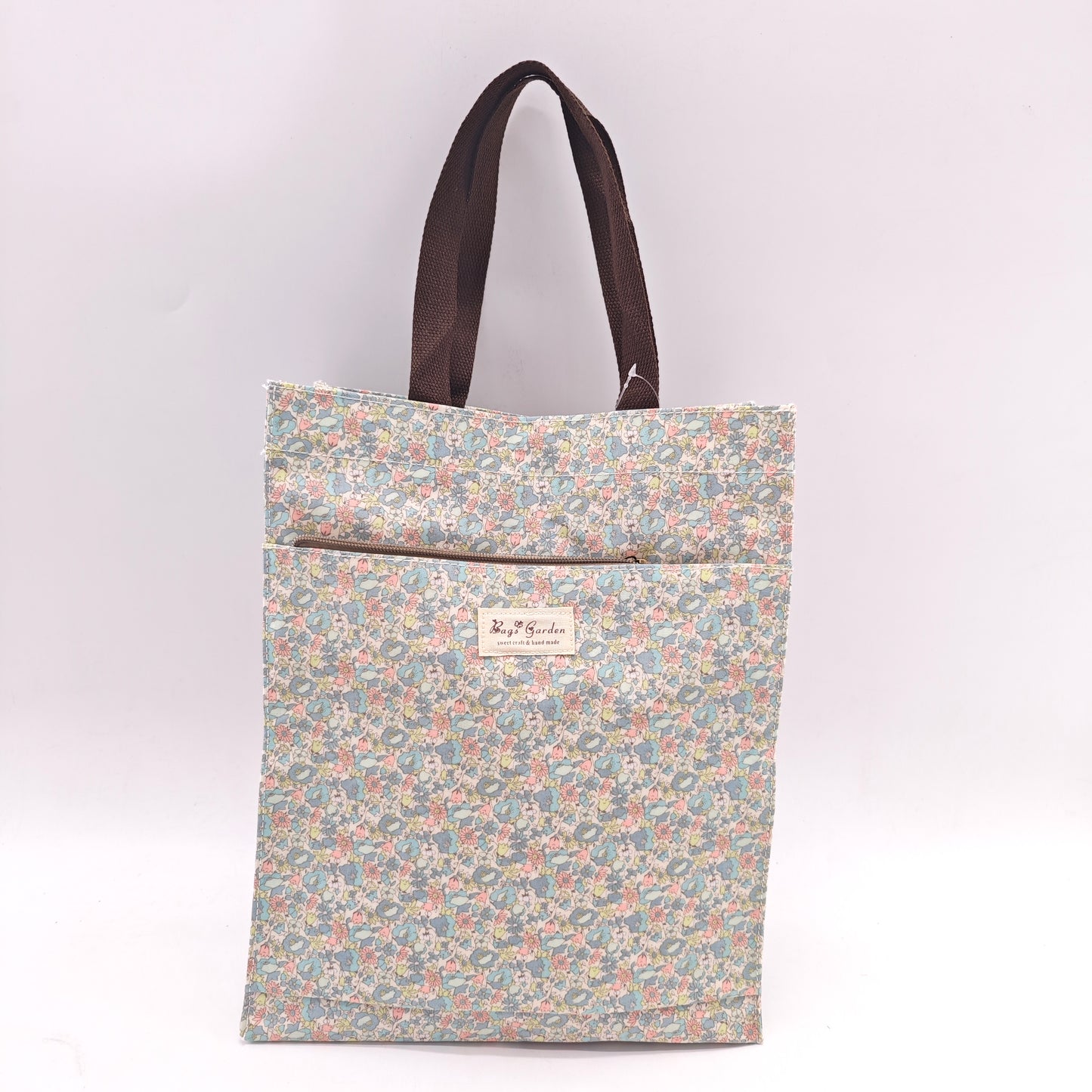 Bolso de mano grande impermeable floral