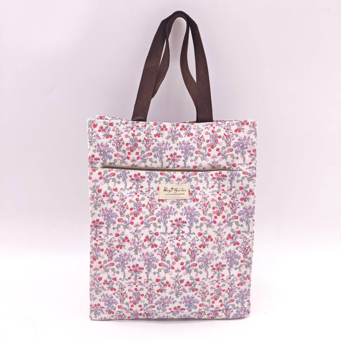 Bolso de mano grande impermeable floral