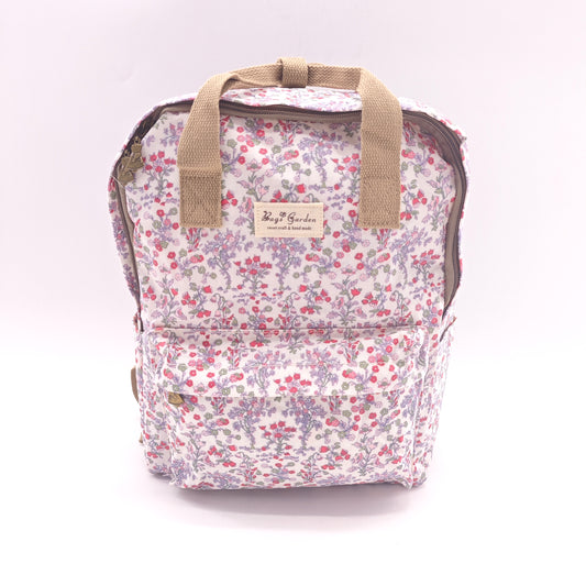 Mochila impermeable de flores