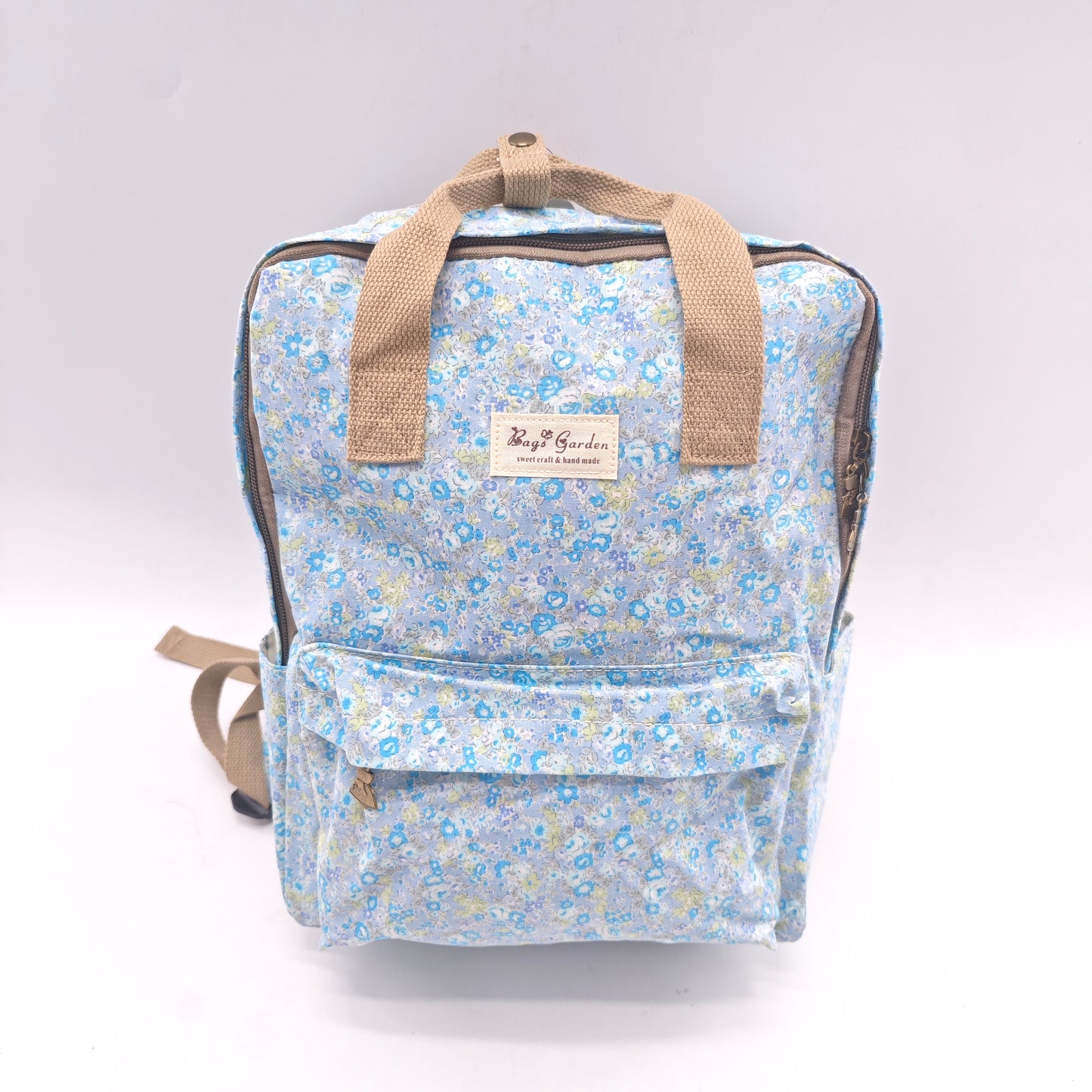 Mochila impermeable de flores