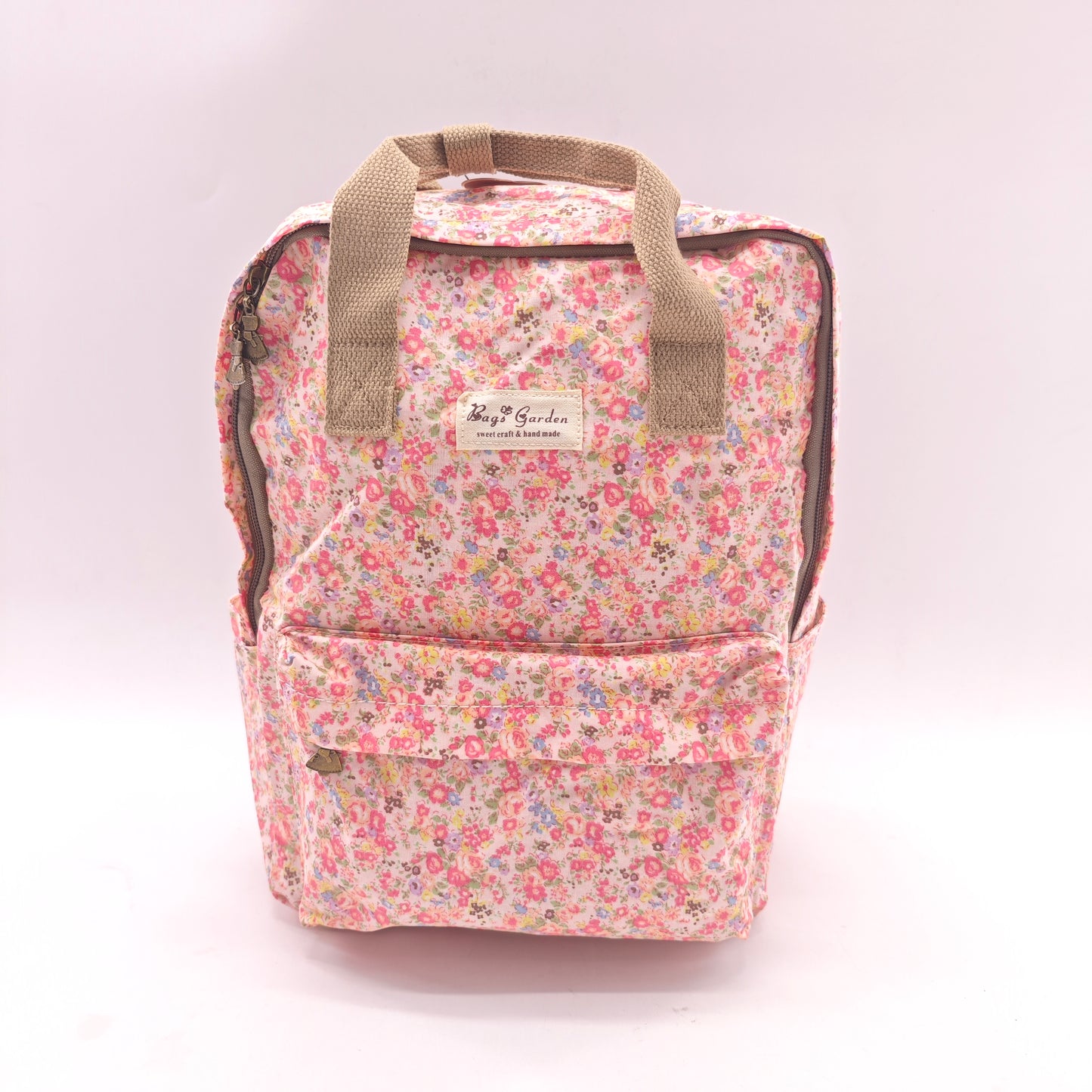Mochila impermeable de flores