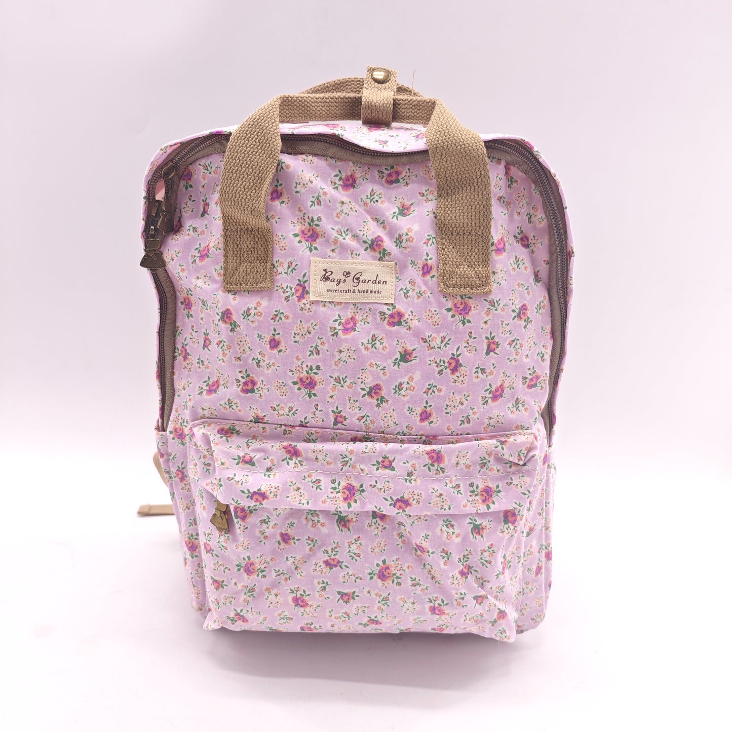 Mochila impermeable de flores