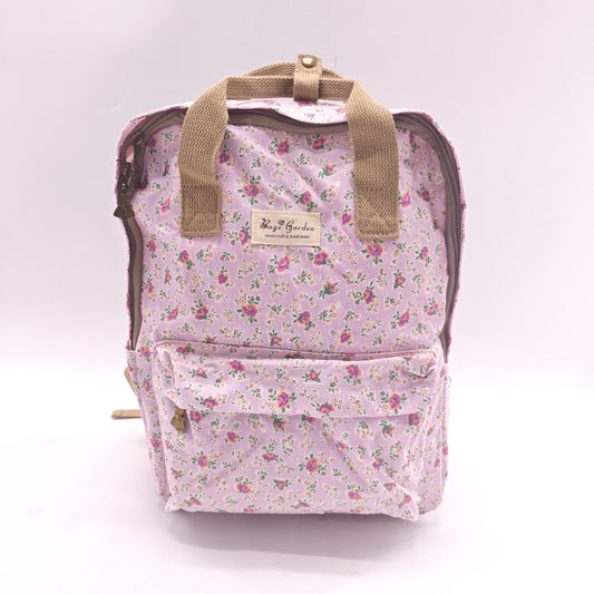 Mochila impermeable de flores