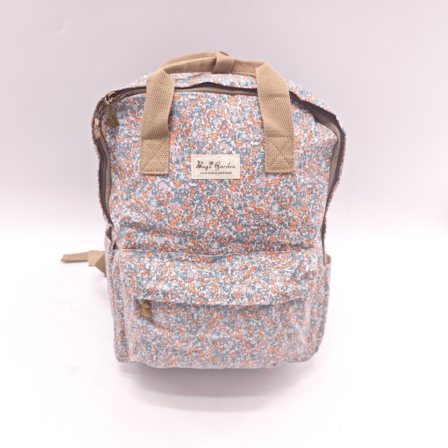 Mochila impermeable de flores