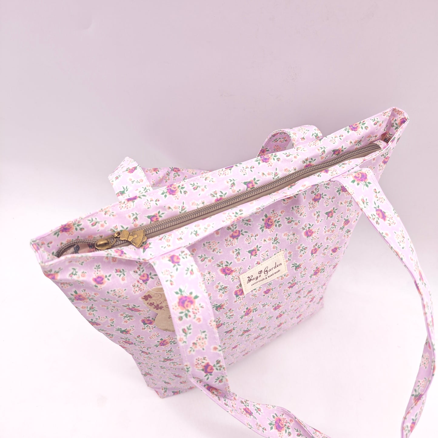Bolso de hombro impermeable de flores
