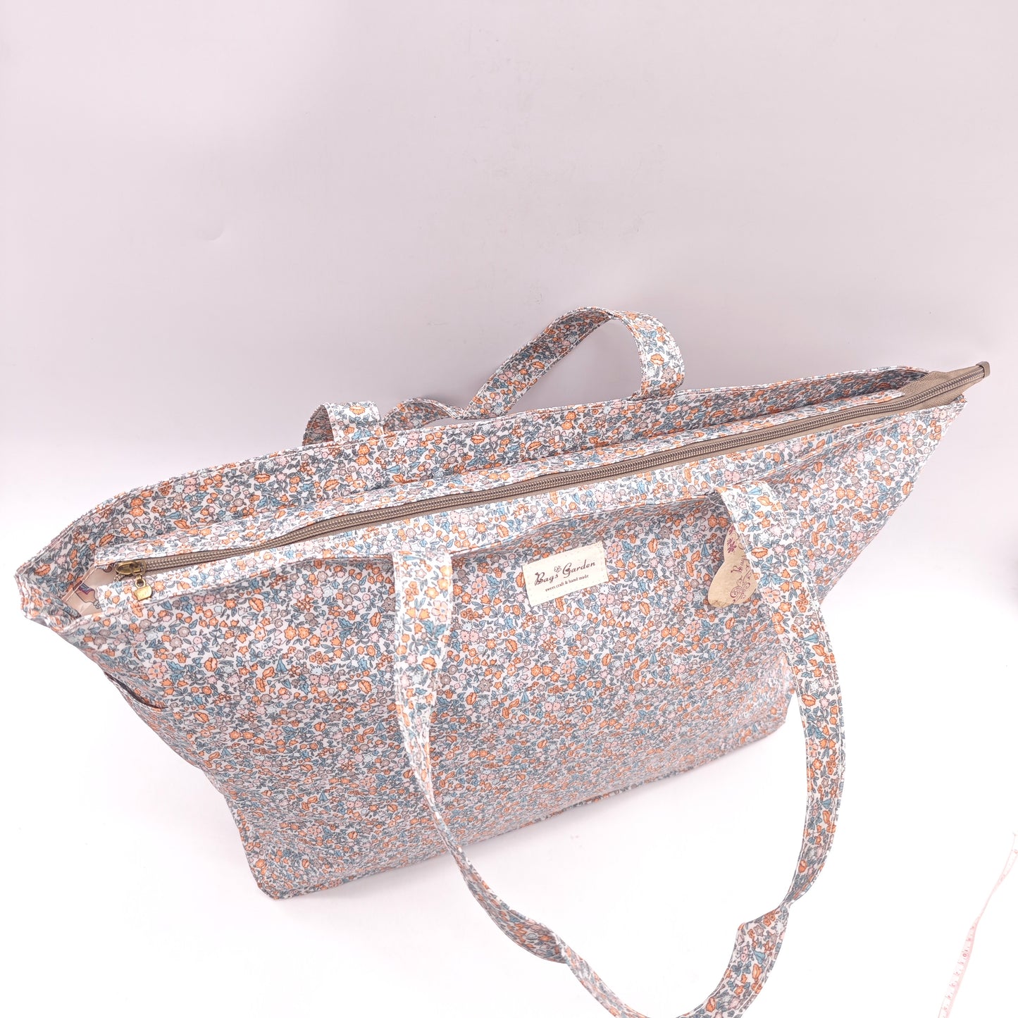 Bolso de playa impermeable de flores