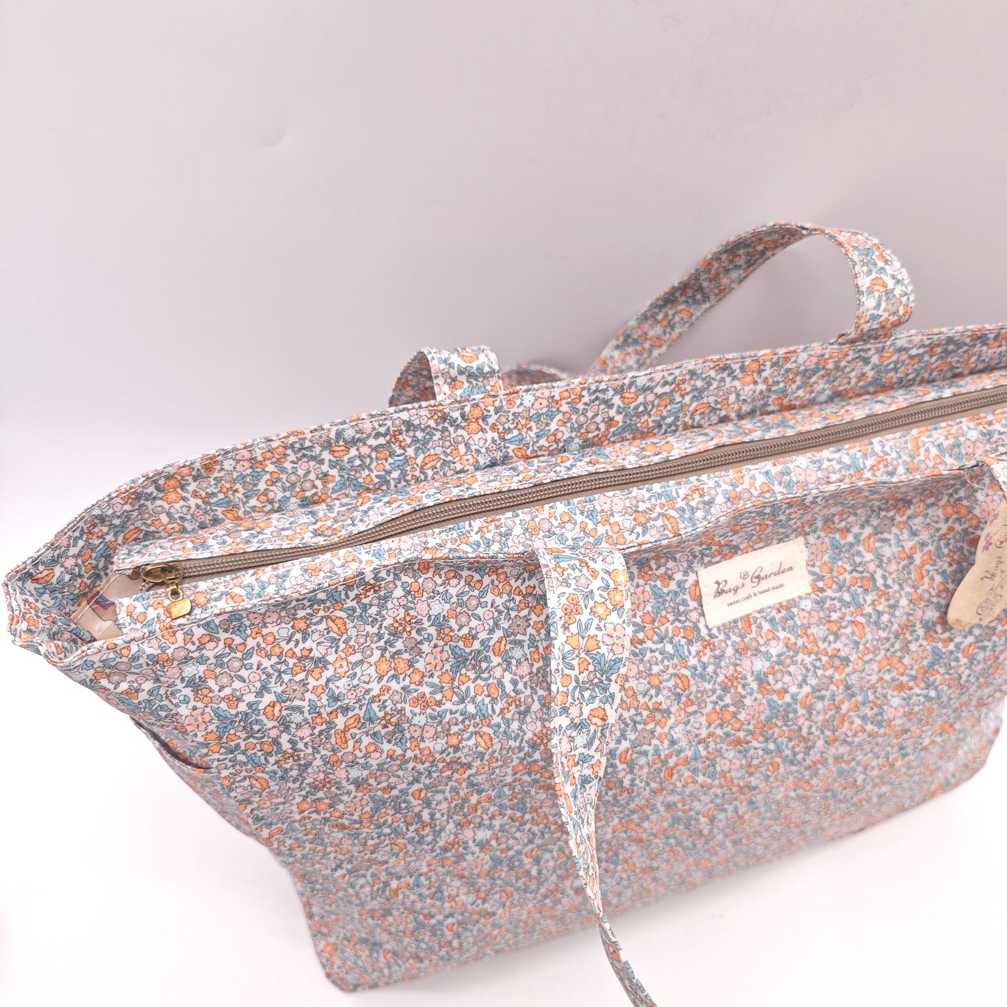 Bolso de playa impermeable de flores