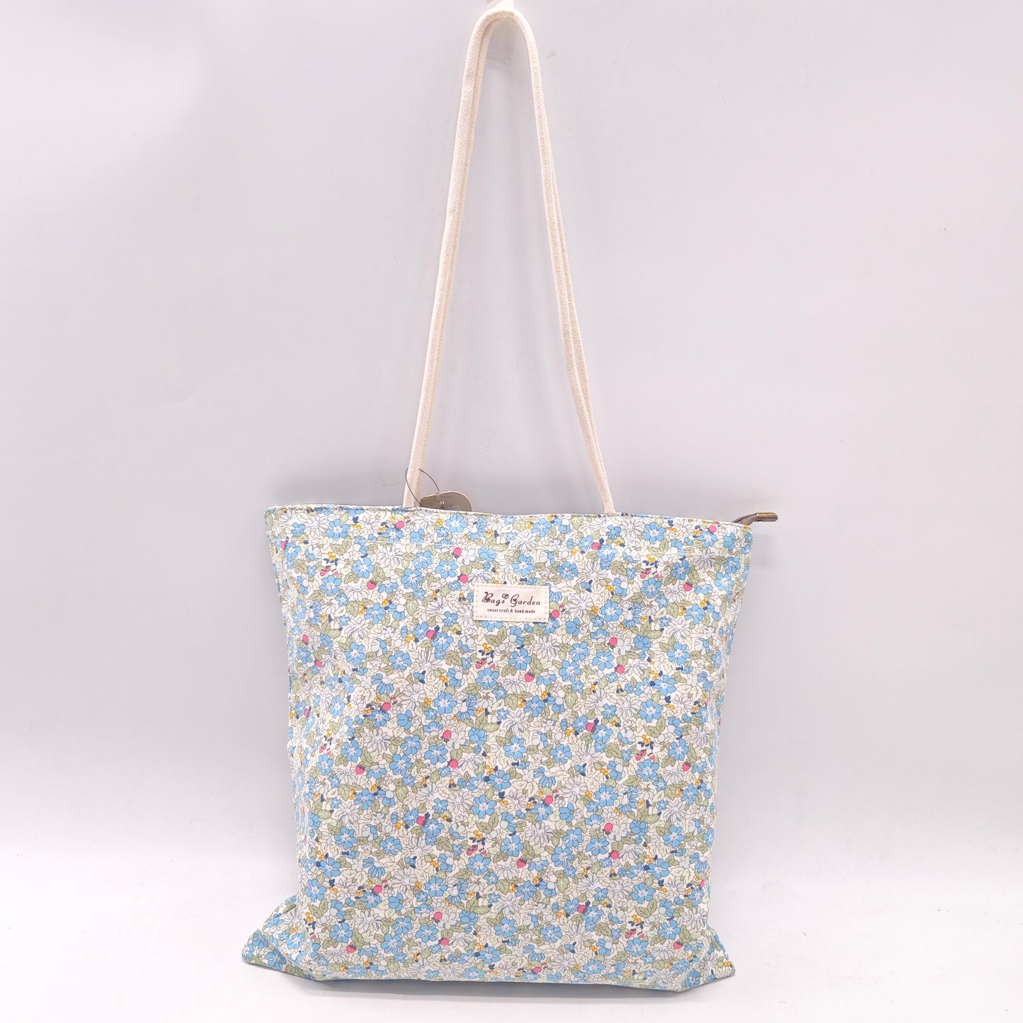 Bolso de Hombro Floral de Algodón