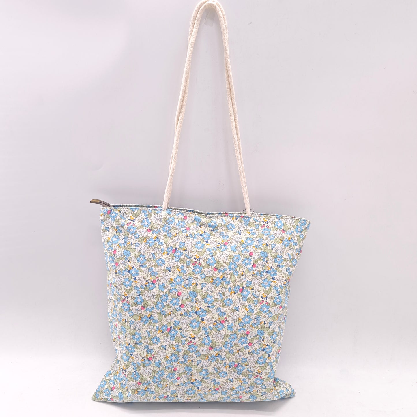 Bolso de Hombro Floral de Algodón