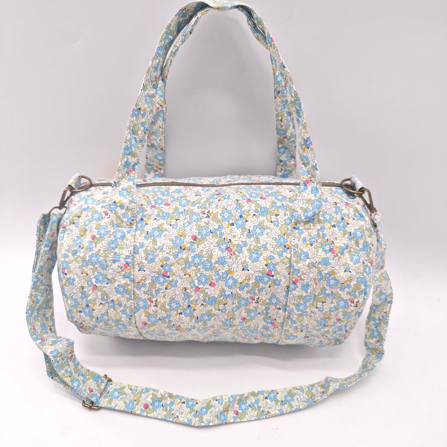 Bolso Barrel de Algodón floral