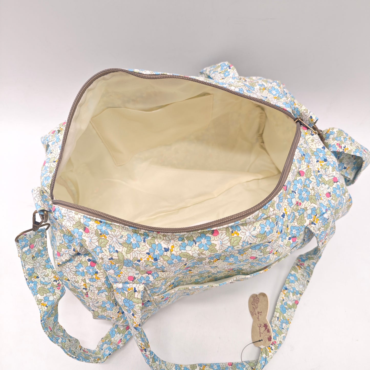Bolso Barrel de Algodón floral
