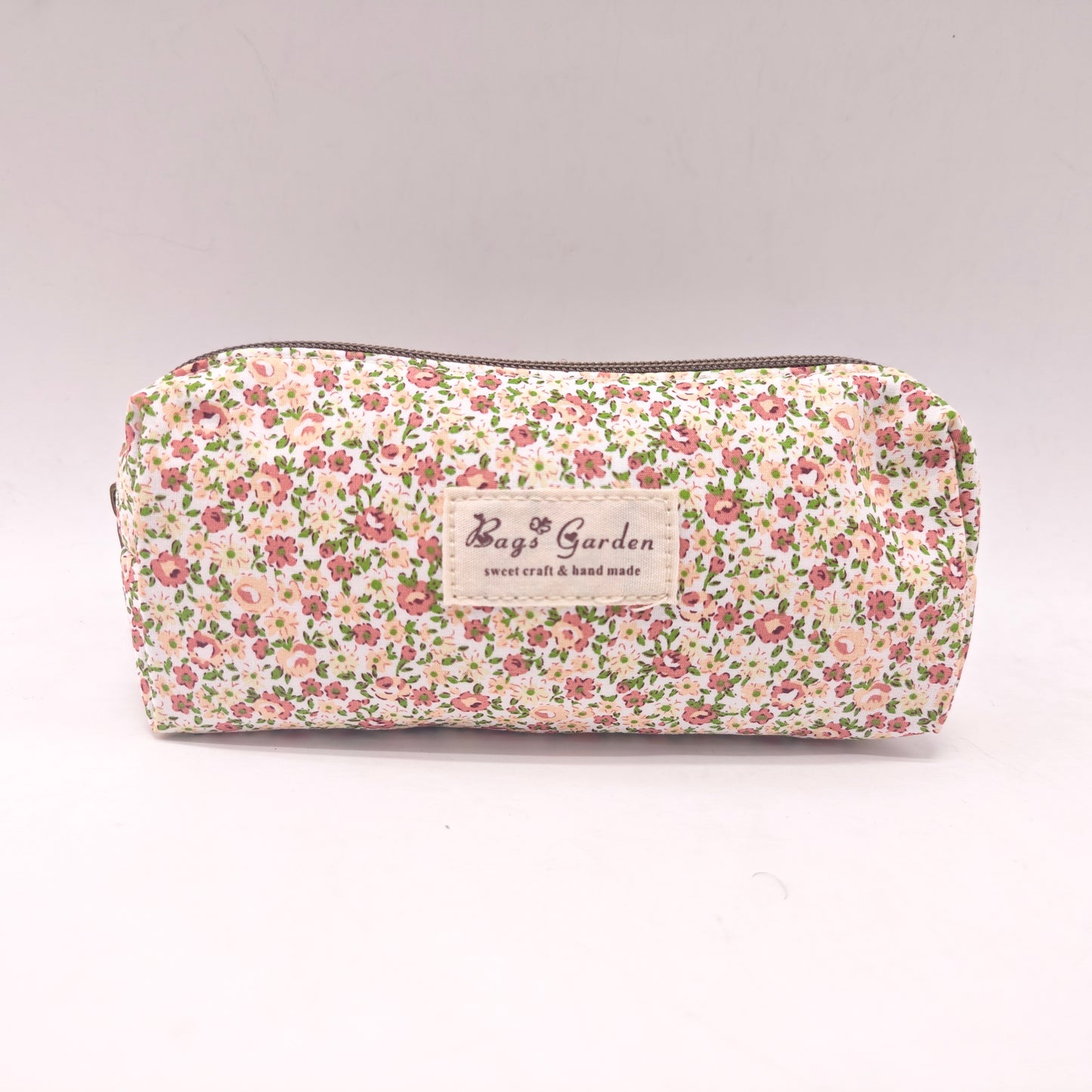 Estuche de algodón con floral