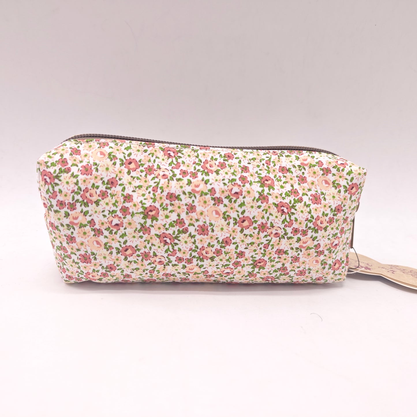 Estuche de algodón con floral