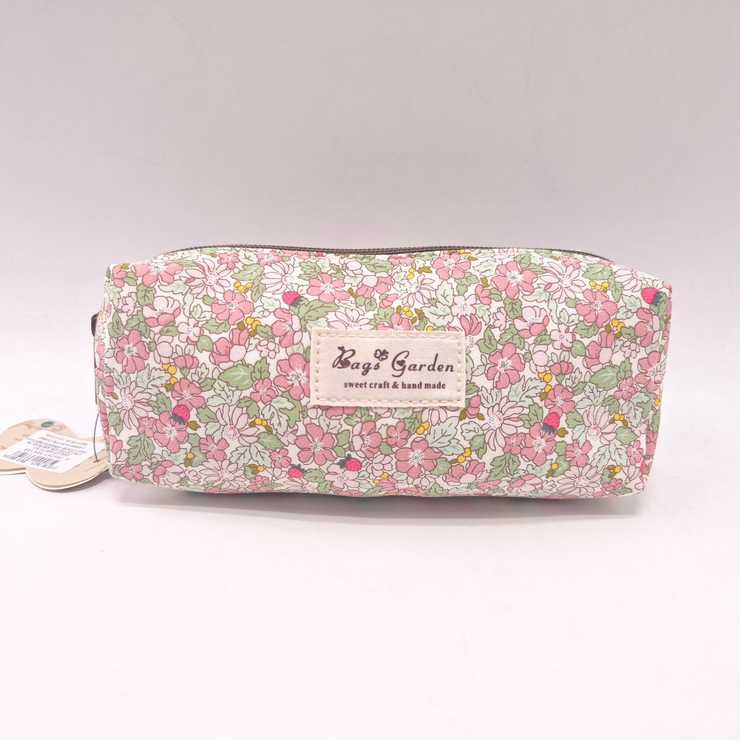 Estuche de algodón con floral