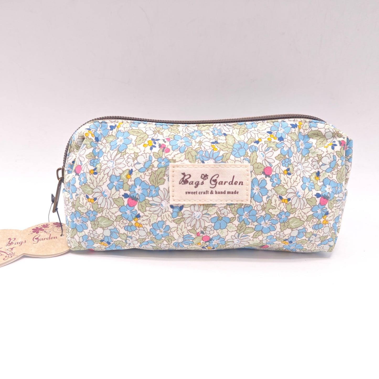 Estuche de algodón con floral