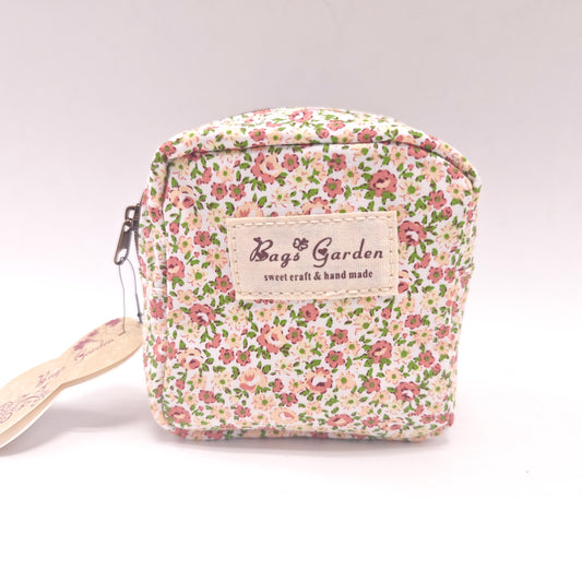 Monedero de Algodón Floral