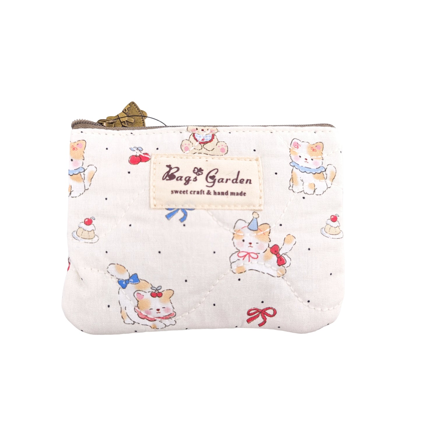Monedero Acolchado de Algodón – Cartoon Friends