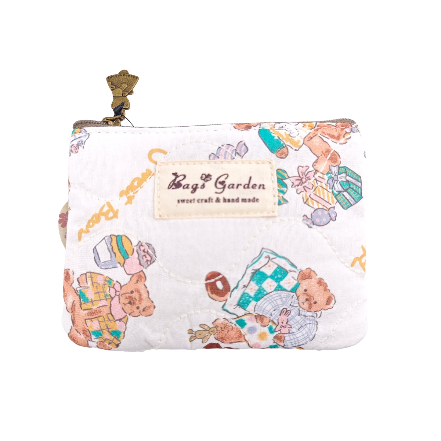 Monedero Acolchado de Algodón – Cartoon Friends