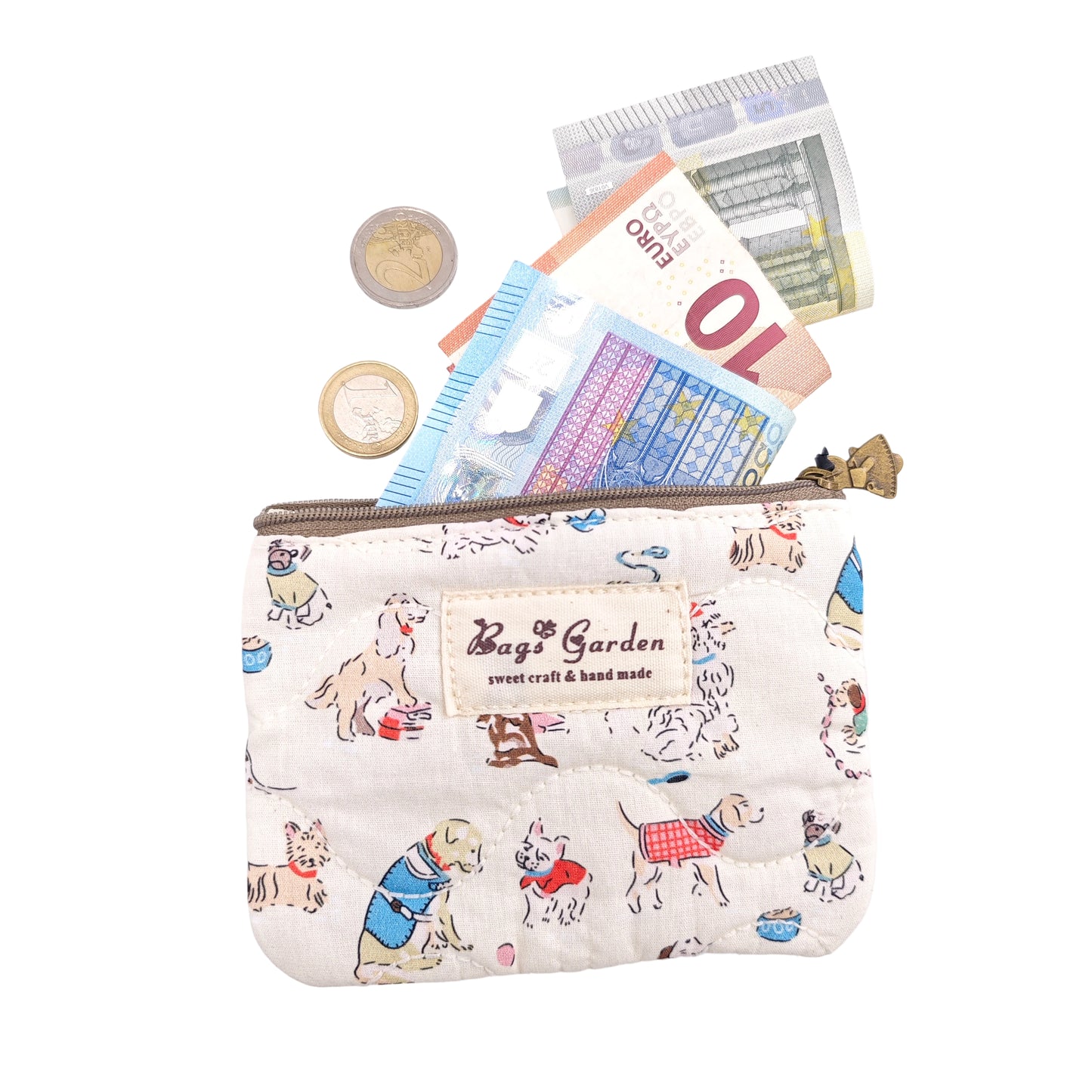Monedero Acolchado de Algodón – Cartoon Friends
