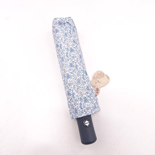 Paraguas Plegable Automático Floral | Paraguas Compacto de Viaje