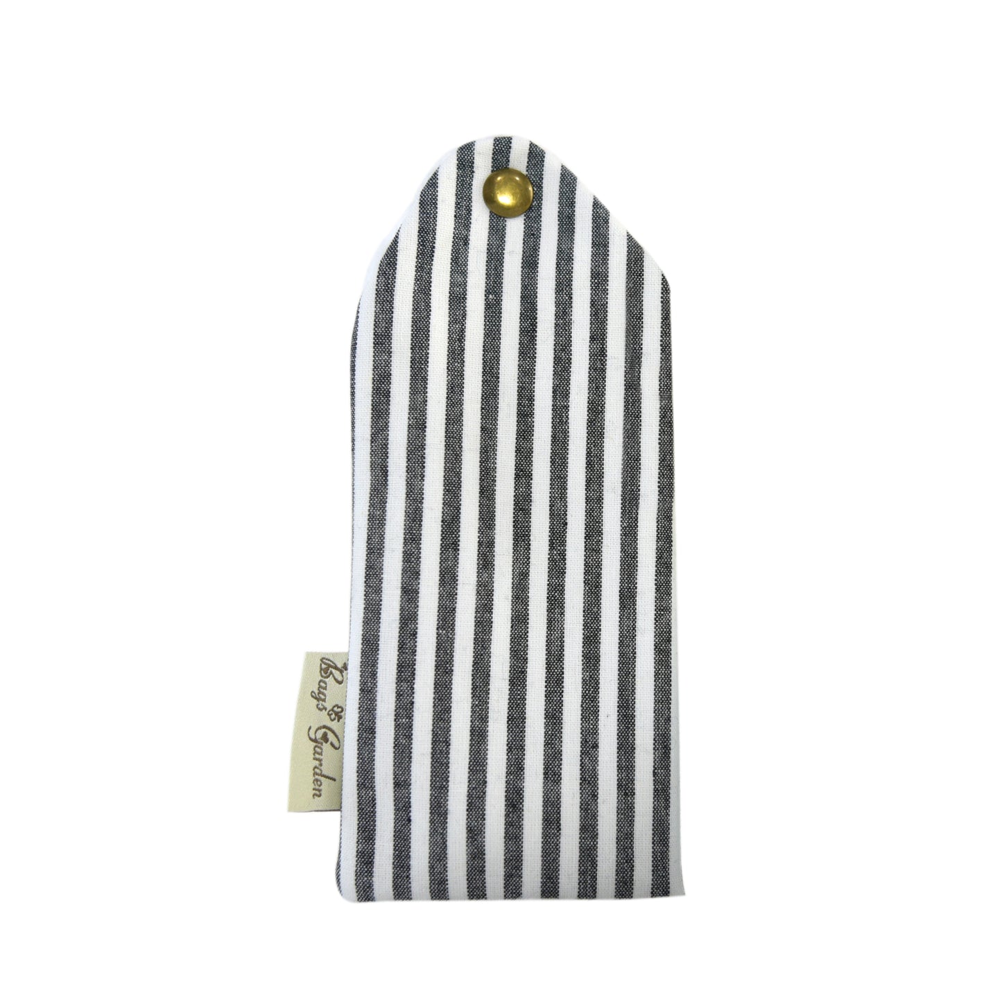 Funda de gafas de algodón con estampado de rayas