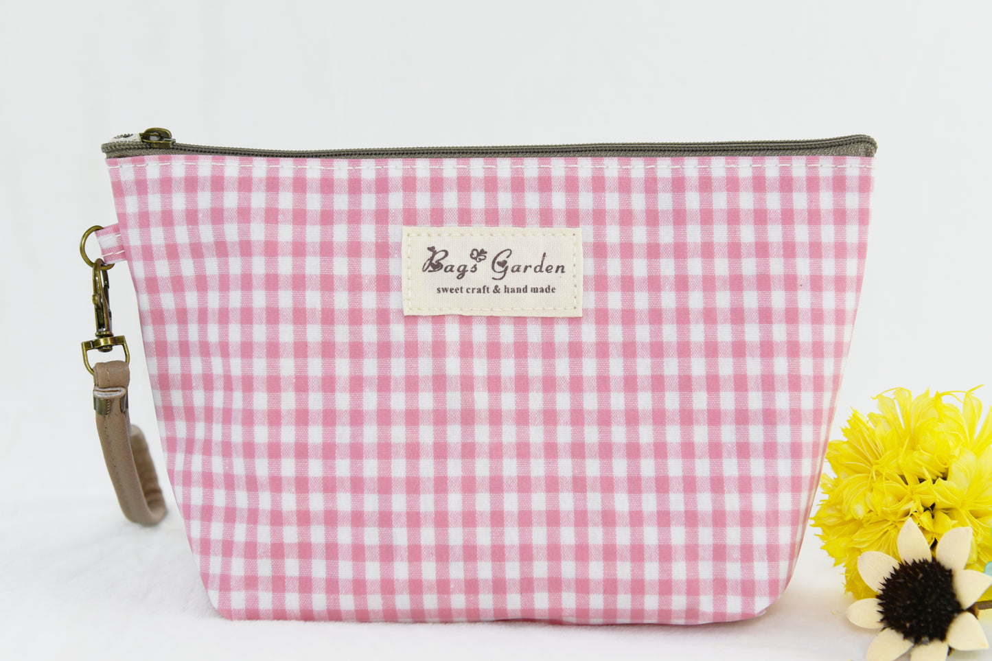Small Waterproof Vichy Toiletry Bag