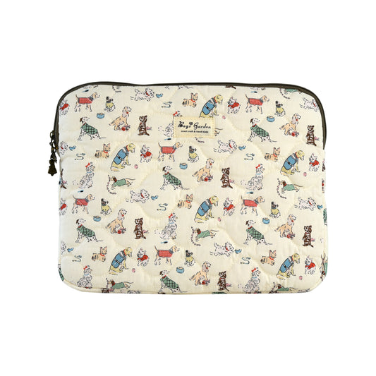 Funda Protectora Acolchada Cartoon Algodón – Compatible con portátiles y tablets hasta 13"