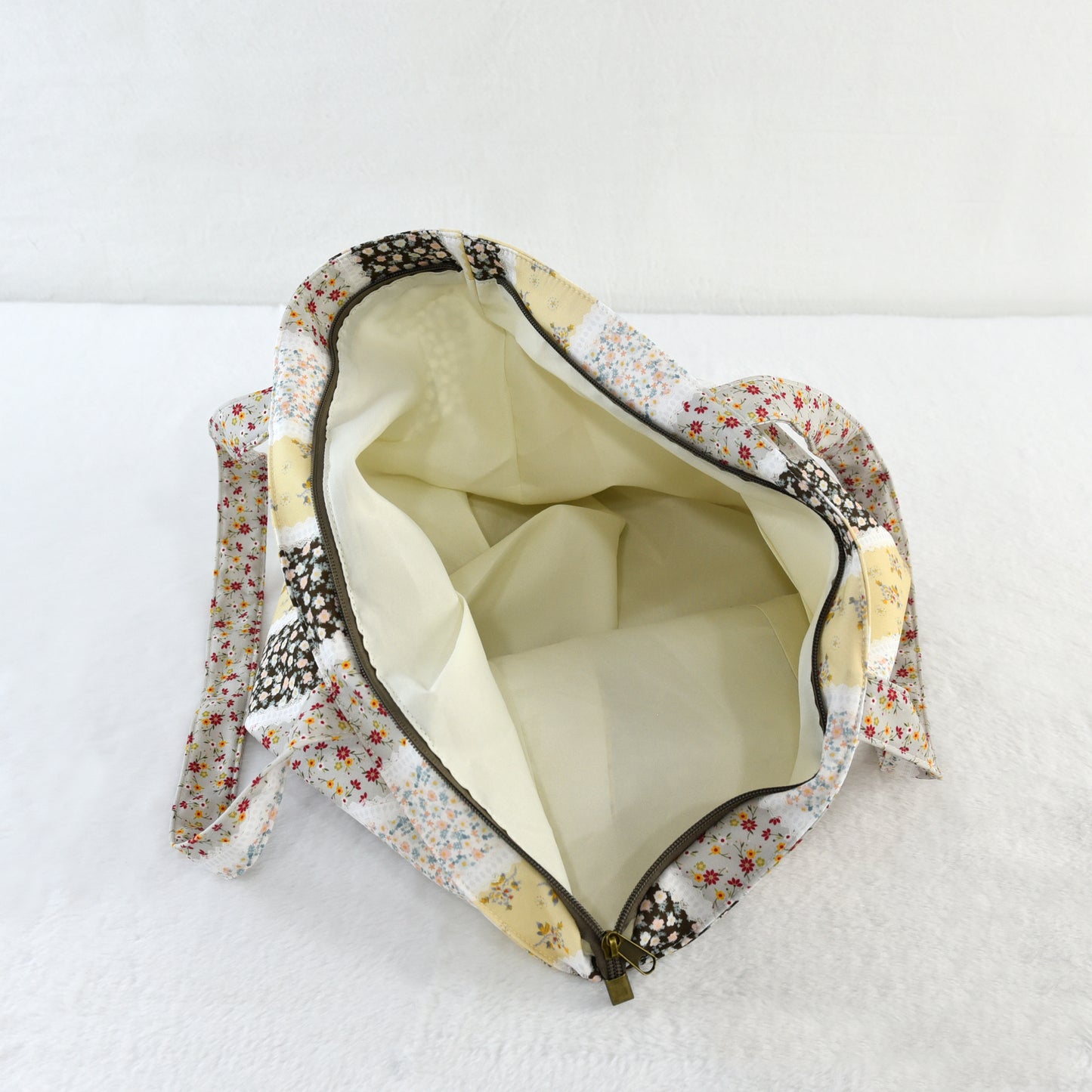 Bolso Tote Patchwork Floral Algodón