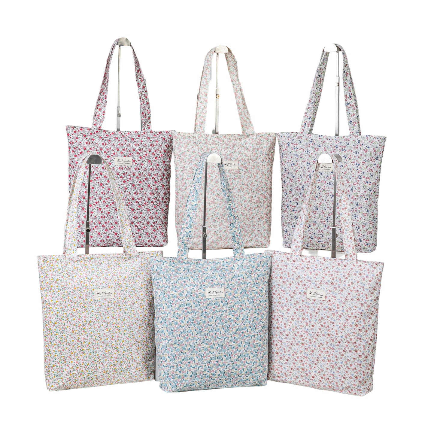 Bolso de hombro impermeable de flores