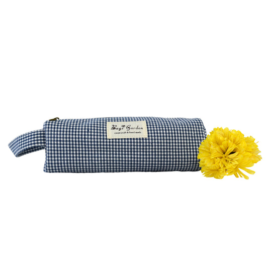 Estuche de algodón mini Vichy – Práctico y encantador