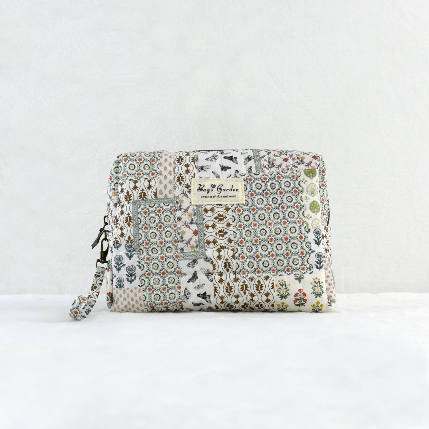 Neceser pequeño Patchwork Floral Algodón