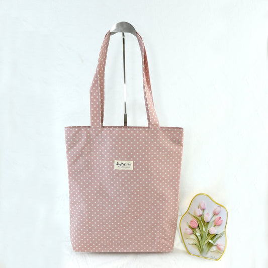 Waterproof polka dot shoulder bag