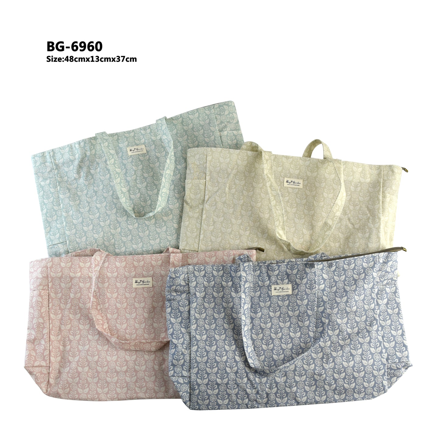 Bolso de playa impermeable botánico