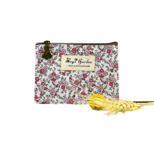 Monedero impermeable de flores