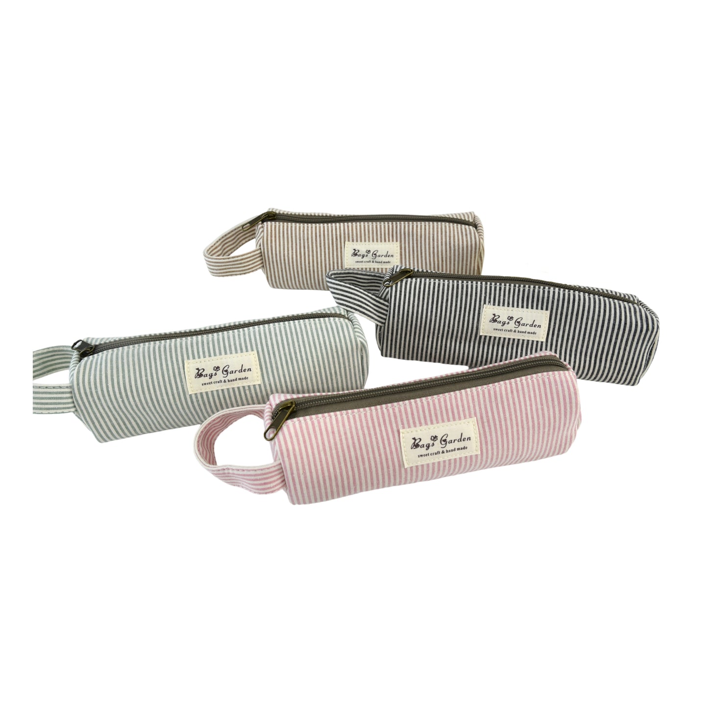 Estuche de algodón mini rayas