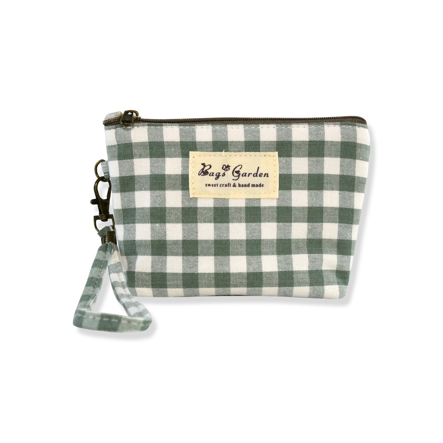 Monedero de algodón vichy