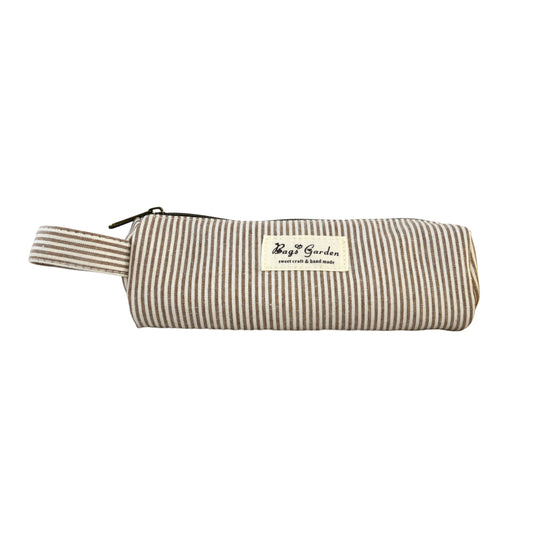 Estuche de algodón mini rayas