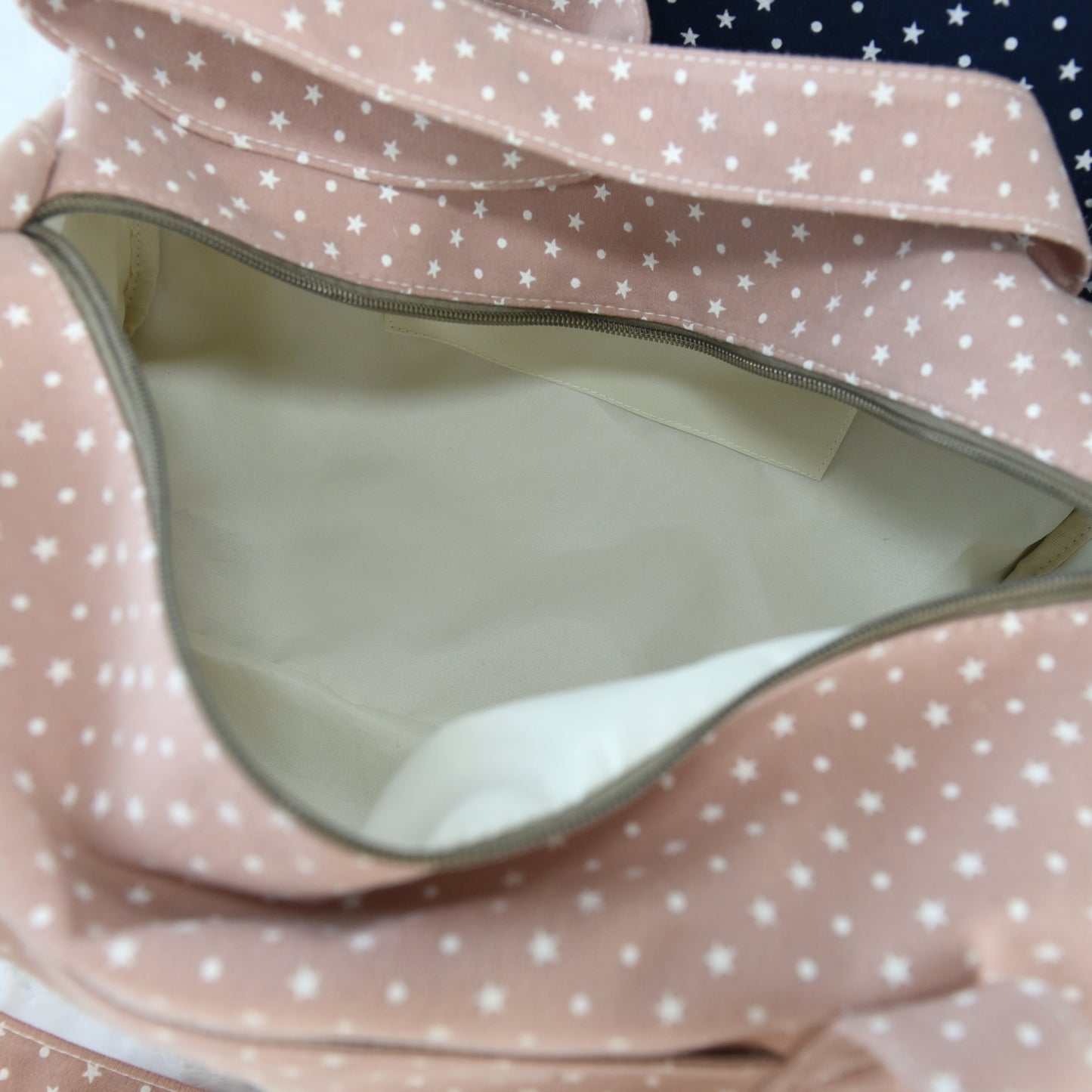 Bolso barrel de algodón con estrellas – Versátil y espacioso