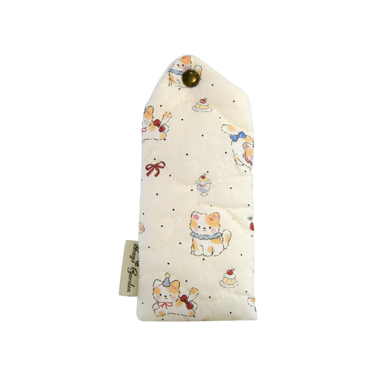 Funda de Gafas Acolchada de Algodón – Cartoon Friends