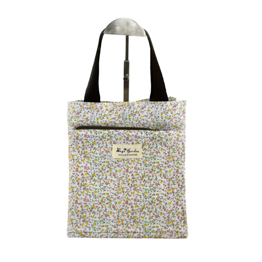 Bolso de mano grande impermeable floral