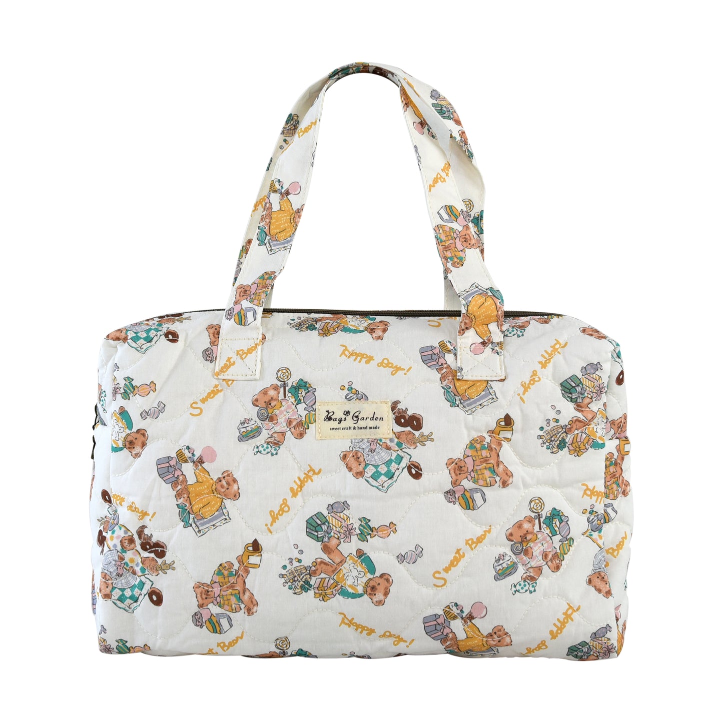 Bolso acolchado de viaje Cartoon Algodón