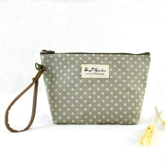 Small Polka Dot Waterproof Toiletry Bag