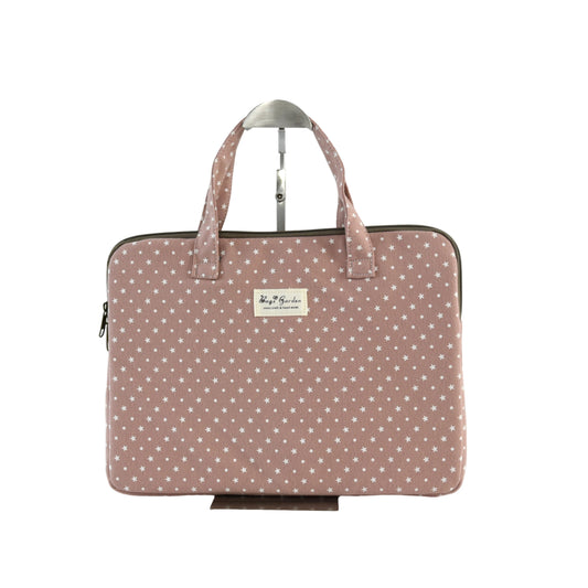 Funda protectora de algodón con estrellas – Compatible con portátil hasta 13"